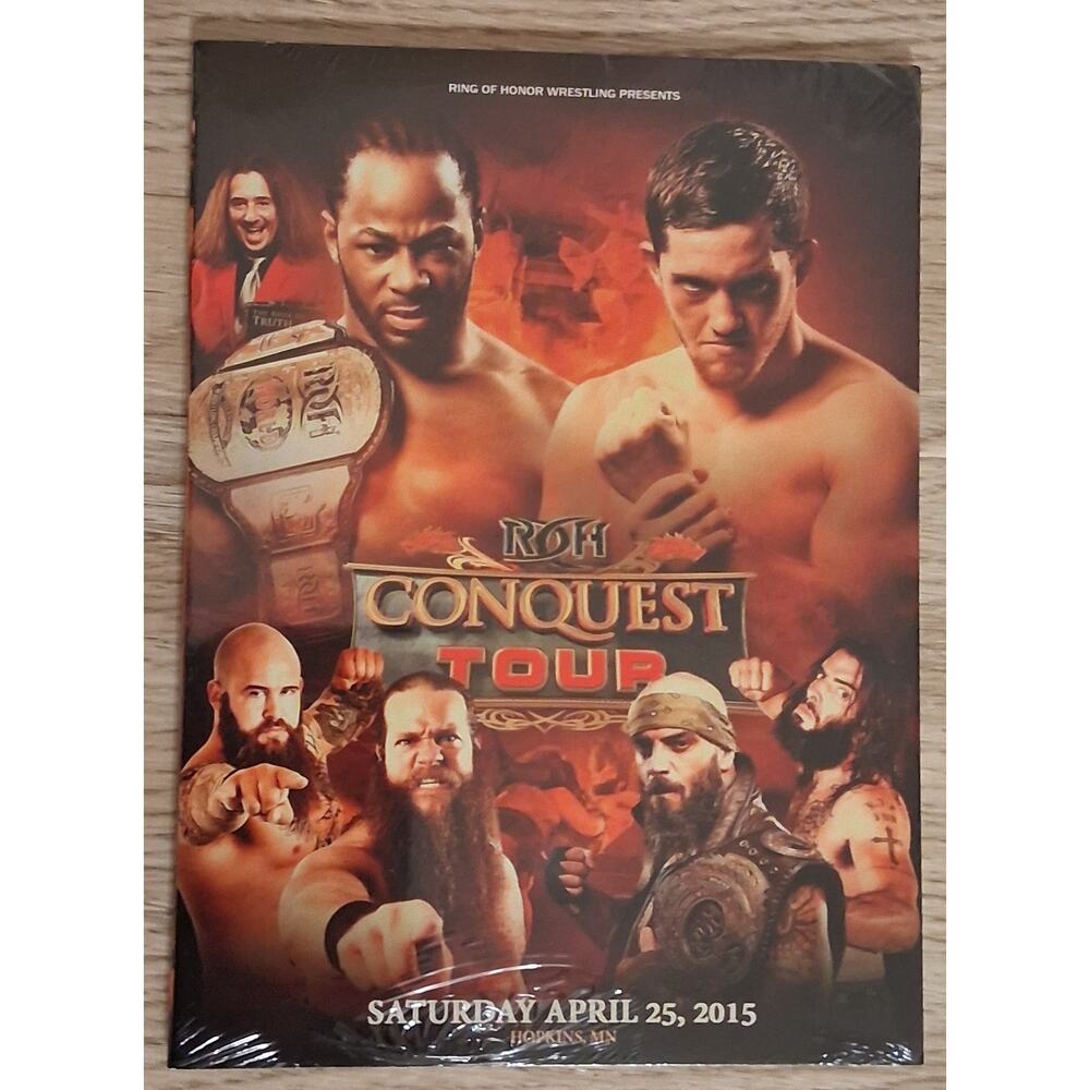 ROH Wrestling Conquest Tour April 25, 2015 (DVD) Jay Lethal, Kyle O'Reilly NEW